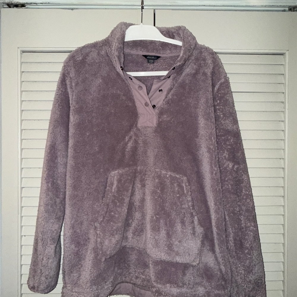 Cozy Purple Fleece Sweater